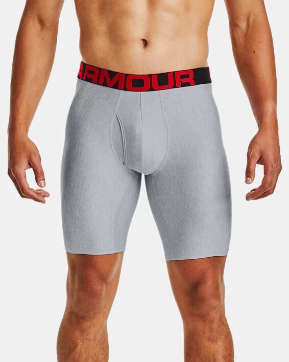 Under Armour Men's UA Tech™ 9" Boxerjock 2-Pack Gray Size: (LG)