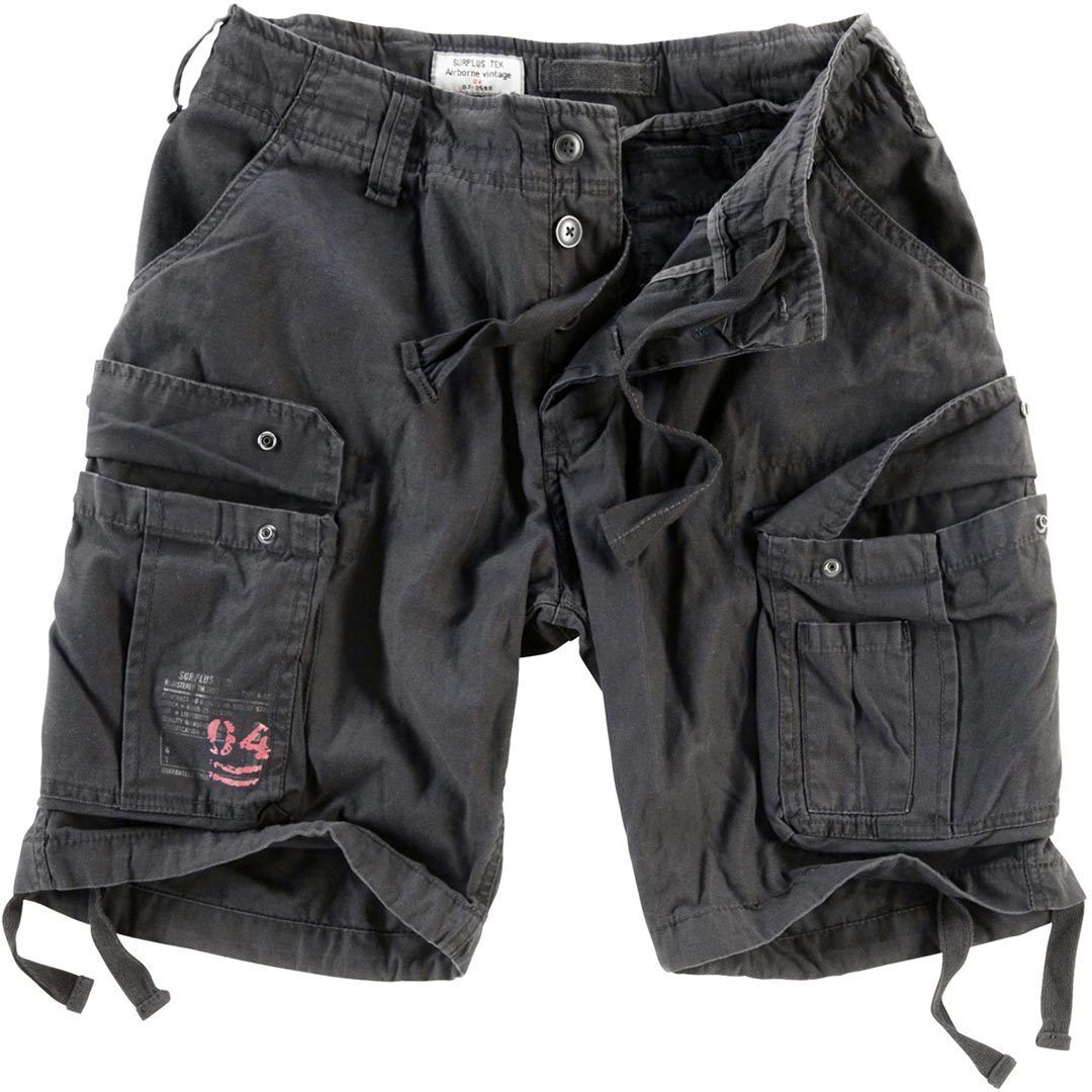 Surplus Airborne Vintage Shorts  - Black Grey
