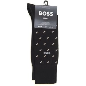 Boss Set 2 Calzini 2P-RS-MINIPATTERN-MC- Nero Uomo 40-46