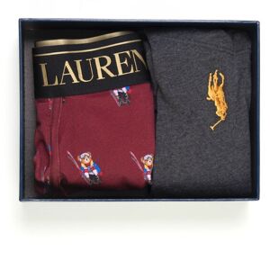 Ralph Lauren Set 2 boxer intimi Rosso-grigio Uomo XL