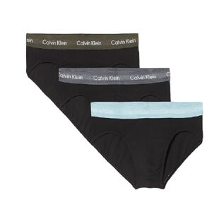 Calvin Slip Uomo Confezione Da 3 Art. 0000u2661g B-SLEEK GREY/ TOURMALINE/ OLIVE WBS