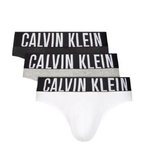 Calvin 3 Slip Uomo Art 000nb3607a BLACK WHITE