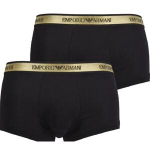 Giorgio Armani 2 Boxer Uomo Art. 111210 2f598 A-I 22 Colore E Misura A Scelta NERO/NERO