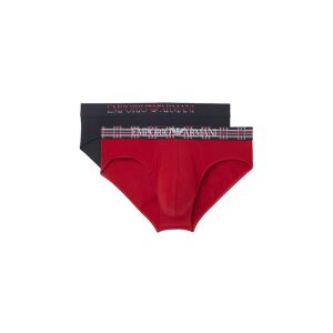 Giorgio Armani 2-Pack Slip Uomo Art. 111733 3f594 MARINE/ROSSO