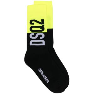 Dquared2 Calza Uomo Dsquared2 Art. Dfv142760 P-E 23 Colore Foto Misura A Scelta BLACK/YELLOW FLUO