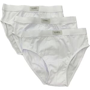 LIABEL 3 Slip Uomo Art Ls220 Colore A Scelta Misura A Scelta BIANCO