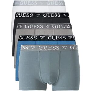 Guess Set 5 Boxer Uomo Art. U94g16 K6yw1 P-E 23 Colore Foto Misura A Scelta BLK WHT BLUE GREEN G