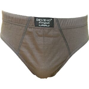 DIVINO Slip Uomo In Cotone Art 76 Calibrato Colore E Misura A Scelta GRIGIO 10