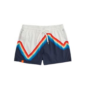 SUN68 Boxer Da Mare Uomo Art H31110 0107 Colore Bianco E Blu Navy Misura A Scelta BIANCO E BLU NAVY