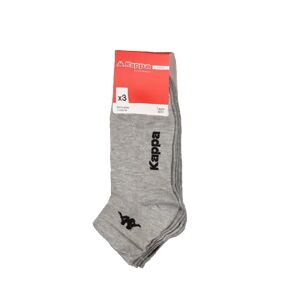 KAPPA 6 Calzini Unisex In Cotone Elastico Art K004 Colore E Misura A Scelta GRIGIO