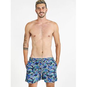 Renato Balestra Boxer da mare mimetico Bermuda Mare uomo Blu taglia 50