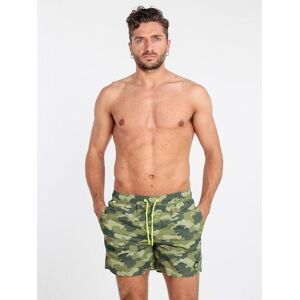 Baci & Abbracci Boxer da mare mimetico Boxer Mare uomo Verde taglia L