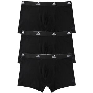 Adidas Boxer da uomo in cotone. Confezione da 3 paia Boxer uomo Nero taglia XL