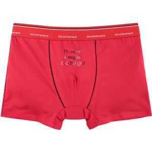 Bluoltremare Boxer uomo capodanno con scritta Boxer uomo Rosso taglia 06