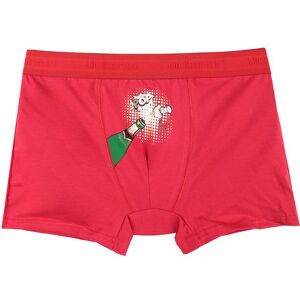 Bluoltremare Boxer uomo capodanno con stampa Boxer uomo Rosso taglia 04