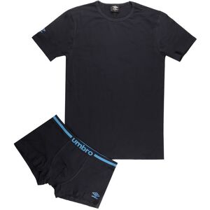 Umbro Coordinato intimo uomo: t-shirt e boxer Completi Intimi uomo Blu taglia XL