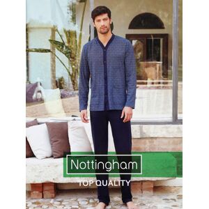 Nottingham Pigiama aperto da uomo con stampe Pigiami uomo Jeans taglia XXL