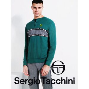 Sergio Tacchini Pigiama da uomo lungo bicolor Pigiami uomo Verde taglia M