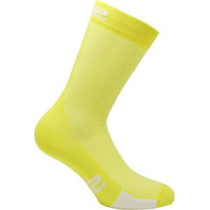 Calza Ciclismo Corta SIXS Leggera P200 Bianco Giallo tour taglia 40-43