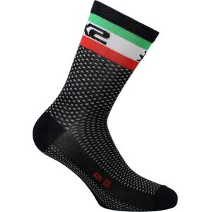 Calza Corta Sportiva Sixs SHORT LOGO Nero Italia taglia 44-47