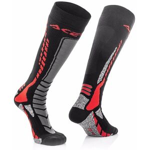 Calze Moto Tecniche Acerbis MX Pro Socks Nero Rosso taglia 2XL