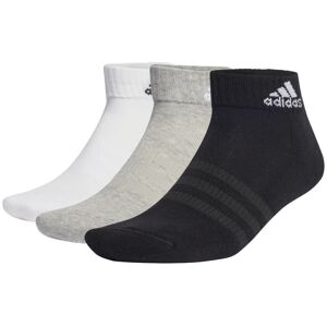 adidas Calzini Cushioned 6 paia Unisex Cotone Bianco Nero Grigio cotone