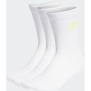 adidas Calze calzini socks Unisex Bianco cotone Cushioned 3 paia