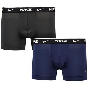 Nike Intimo Boxer mutande UOMO Underwear BRIEF 2 PACK Culotte Nero Blue cotone