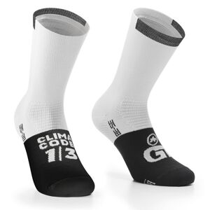 Assos GT - calzini ciclismo White/Black 0 (EU 35-38)