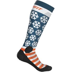 Dynafit FT Graphic - calzino sci alpinismo blue/orange 43/46