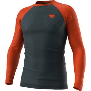 Dynafit Tour Light Merino - maglietta tecnica a manica lunga - uomo Dark Blue/Dark Orange XL