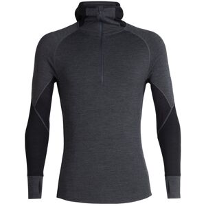 Icebreaker 260 Zone LS Half Zip Hood - maglietta tecnica - uomo Black L