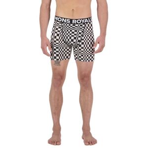 Mons Royale Hold' Em - boxer - uomo Black/White XL