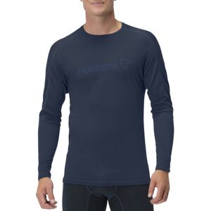 Norrona Falketind equaliser merino - maglietta tecnica - uomo Dark Blue S