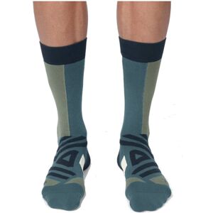 On Performance High Sock - calzini lunghi running - uomo Green/Blue XL (EU 46-47)