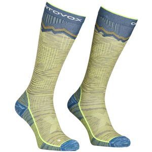 Ortovox Tour Long Socks - calzini lunghi - uomo Yellow/Blue 45/47