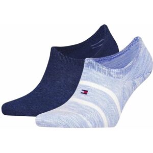 Tommy Hilfiger Footie 2P M - calzini corti - uomo Blue/Light Blue 39/42