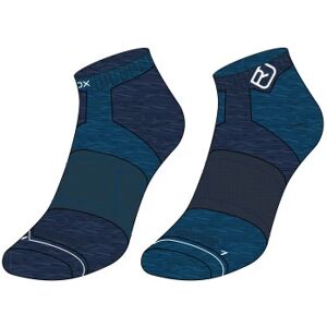 Ortovox Calze tecniche alpine corte, calze uomo 45-47 petrol blue