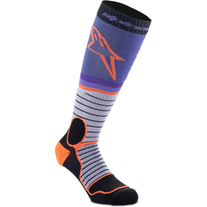 Alpinestars Calze Cross  Pro Nero-Grigio-Viola