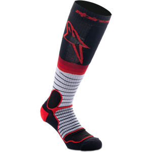 Alpinestars Calze Cross  Pro Nero-Grigio-Rosso