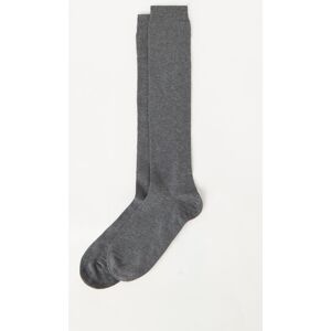 Calzedonia Calze Lunghe in Caldo Cotone da Uomo Uomo Grigio 46-47