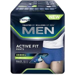 TENA Men Active Fit Slip Assorbente Uomo perdite Urinarie Taglia M 9 Pezzi