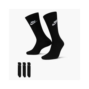 Nike Set di 3 paia di calzini Sportswear Nero Unisex DX5025-010 XL