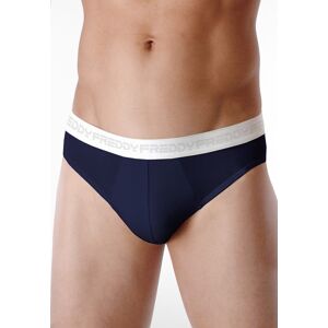 Freddy Pack 2 slip uomo in cotone con elastico jacquard logato Blu Navy Uomo Extra Large