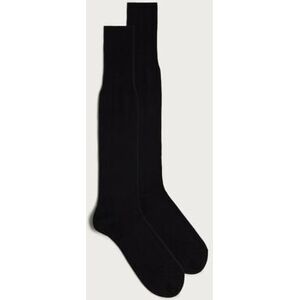 Intimissimi Calze Lunghe in Cashmere Seta e Cotone Uomo Nero Taglia 46-47