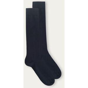 Intimissimi Calze Lunghe in Cotone Superior Elasticizzato Uomo Blu Taglia 42-43