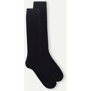 Intimissimi Calze Lunghe in Cotone Superior Elasticizzato Uomo Nero Taglia 40-41