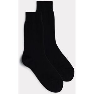 Intimissimi Calze Corte in Caldo Cotone Uomo Nero Taglia 46-47