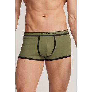 Intimissimi Boxer in Cotone Elasticizzato a Costine Uomo Verde Taglia 6