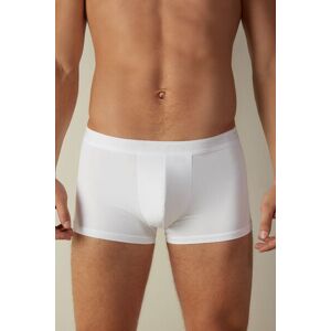 Intimissimi Boxer in Microfibra con Logo Uomo Bianco Taglia 5